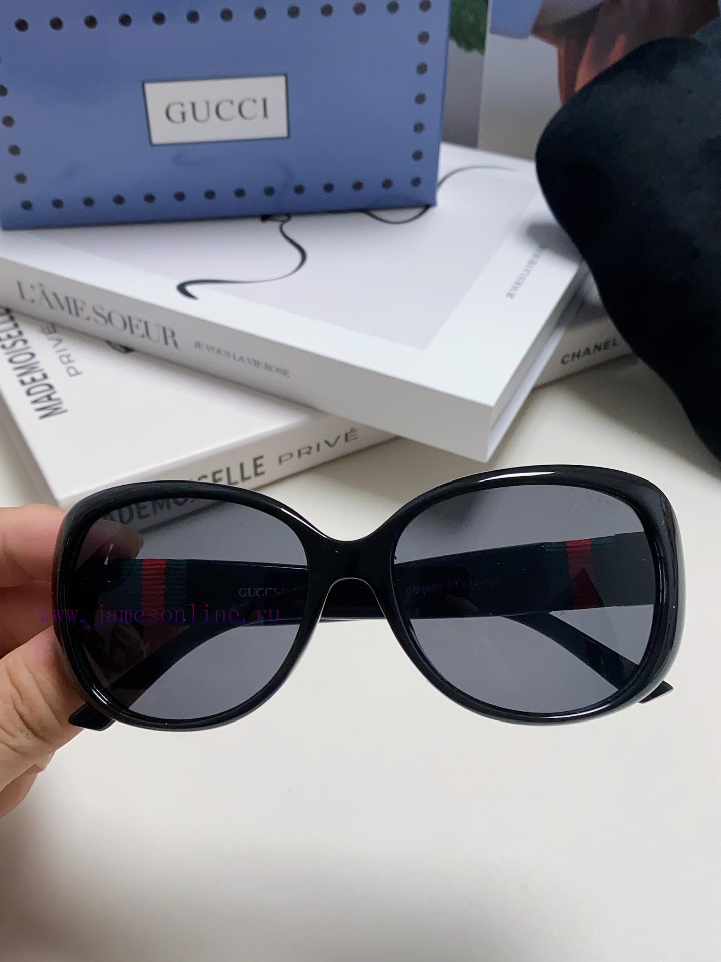 GucciGucci 2024 New Retro Thick Edge Sunglasses for Women, Long Face, Internet Celebrity, Eu1tb9lrvi - Image 5