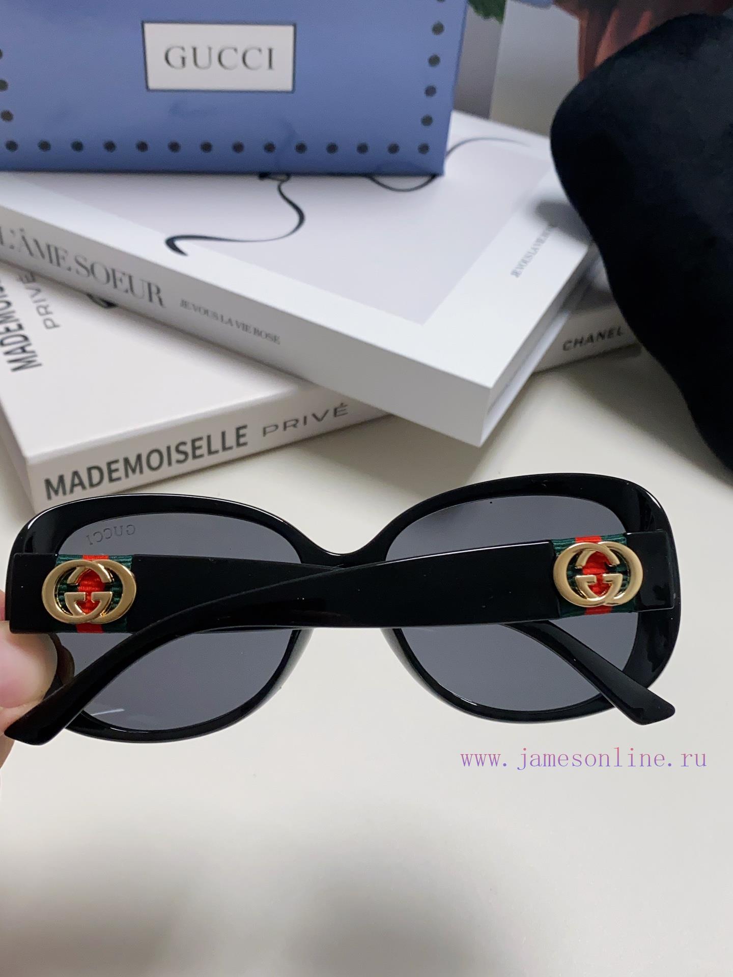 GucciGucci 2024 New Retro Thick Edge Sunglasses for Women, Long Face, Internet Celebrity, Eu1tb9lrvi - Image 6