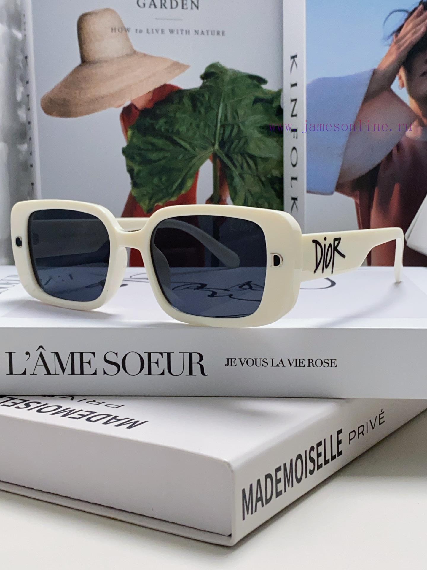 Dior 2024 New Internet Celebrity Small Frame Polarized Sunglasses Small Face Personalized Sueyp67uhn - Image 2