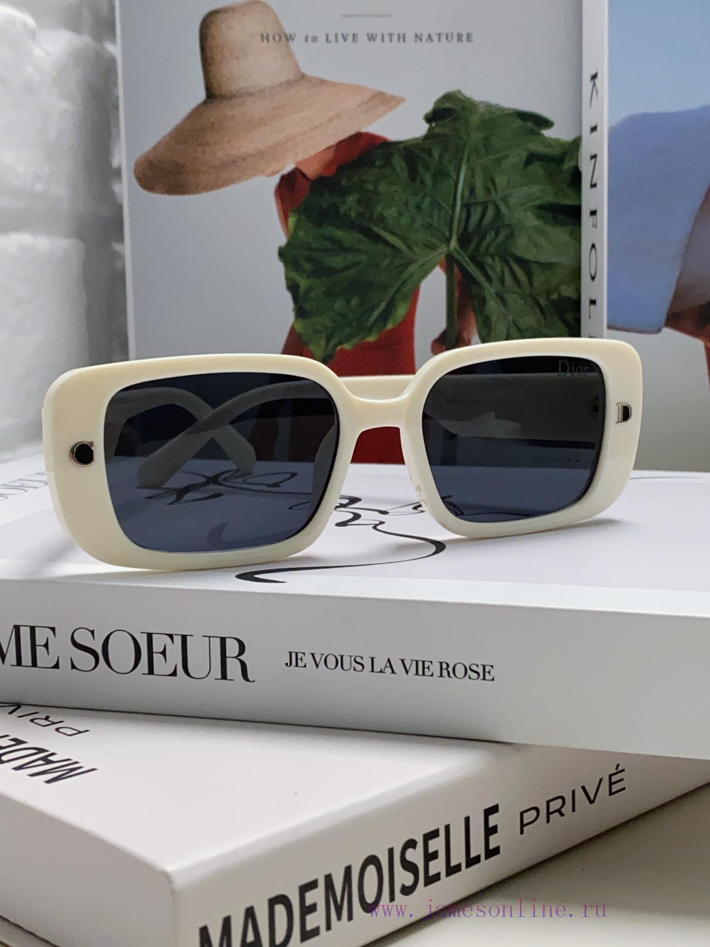 Dior 2024 New Internet Celebrity Small Frame Polarized Sunglasses Small Face Personalized Sueyp67uhn - Image 3