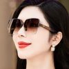 CHANE Chanel Fashion Frameless Sunglasses Lens Top Luxury [Strong] High quality [Victory] [K5kh13l48