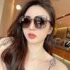 LV Nylon Polarized Sunglasses 2024 Spring New Trendy Popular Fashion Round Frame Polarized Srsgxt92e