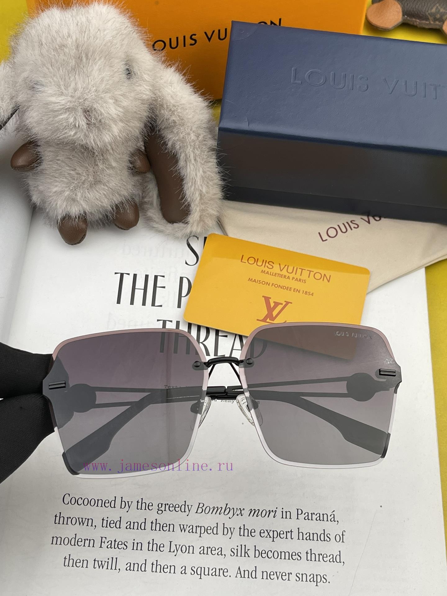 LV Nylon Polarized Sunglasses 2024 Spring New Trendy Popular Fashion Round Frame Polarized Srsgxt92e - Image 6