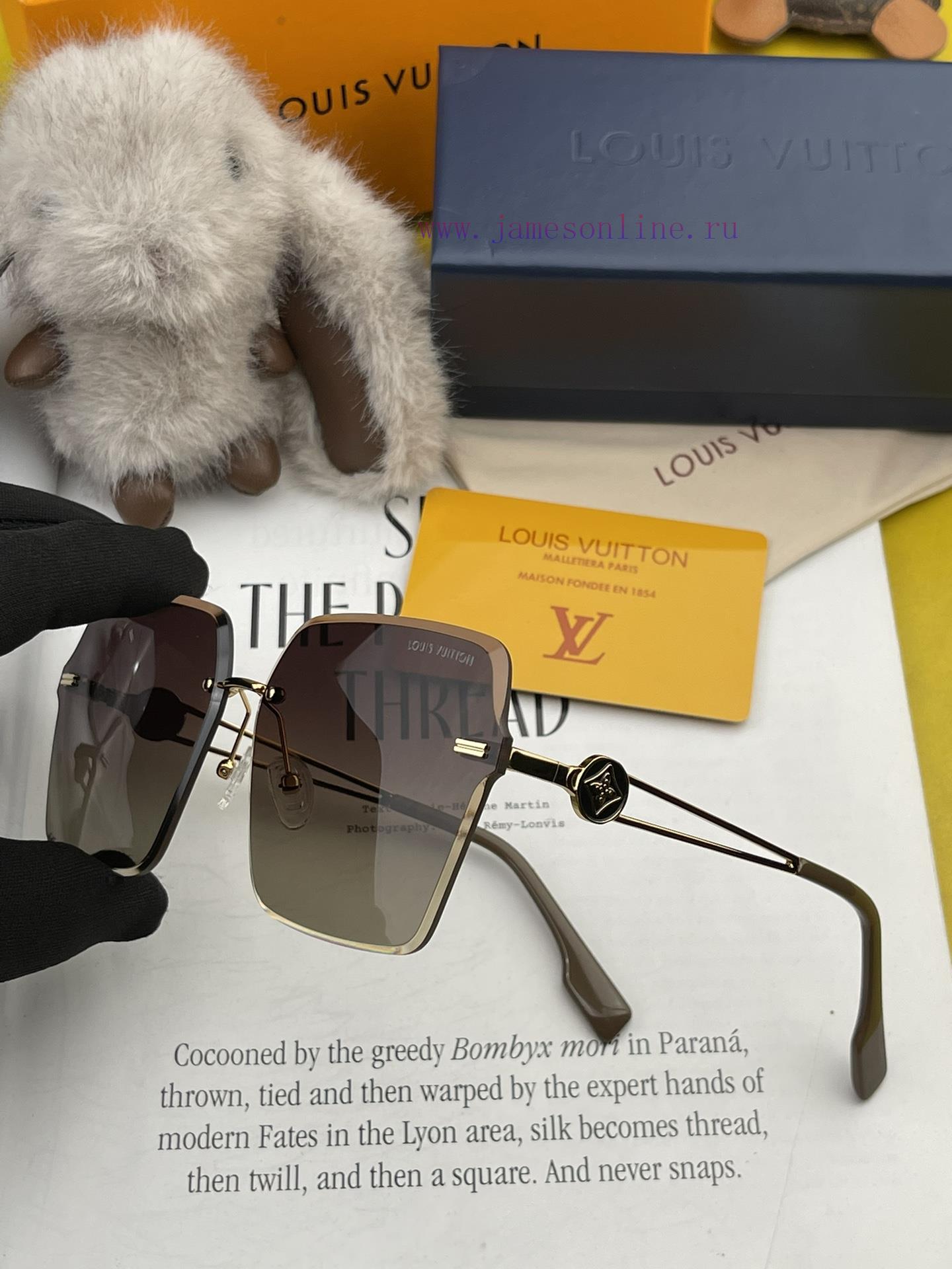 LV Nylon Polarized Sunglasses 2024 Spring New Trendy Popular Fashion Round Frame Polarized Srsgxt92e - Image 8