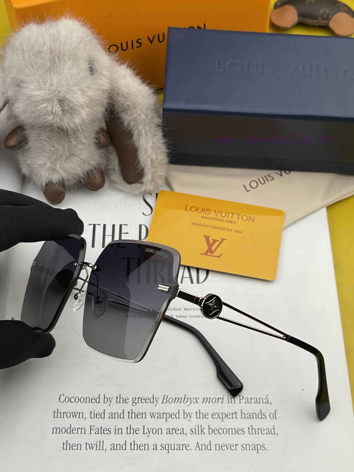 LV Nylon Polarized Sunglasses 2024 Spring New Trendy Popular Fashion Round Frame Polarized Srsgxt92e - Image 9