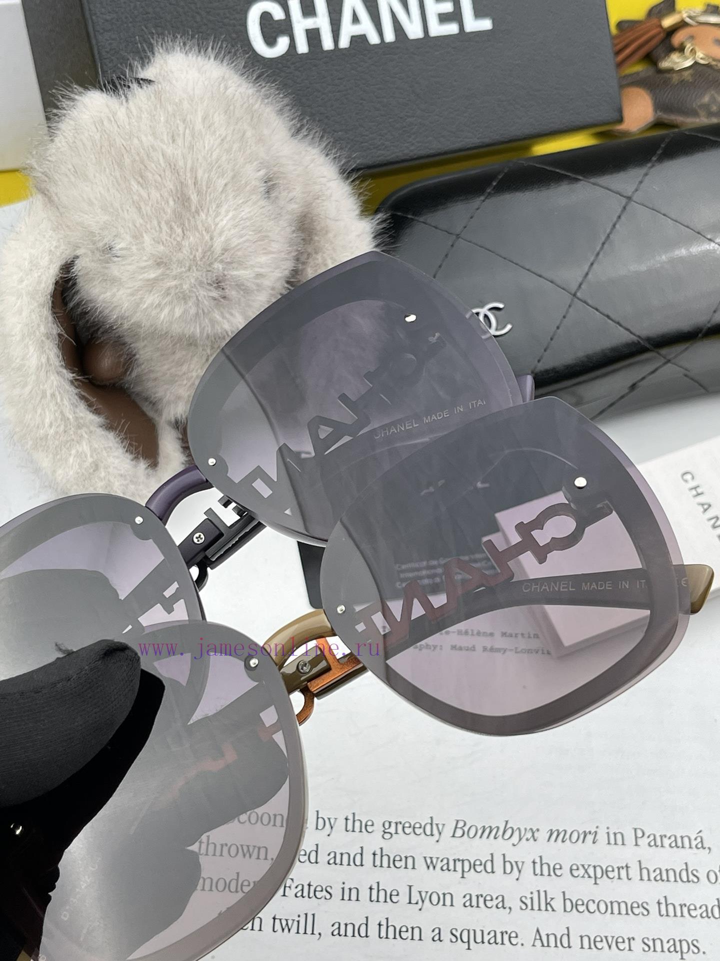 CHANEL 2024 Spring New Trendy Trendy Style Fashion Round Frame Sunglasses High Quality Wear f9p2db7v - Image 8