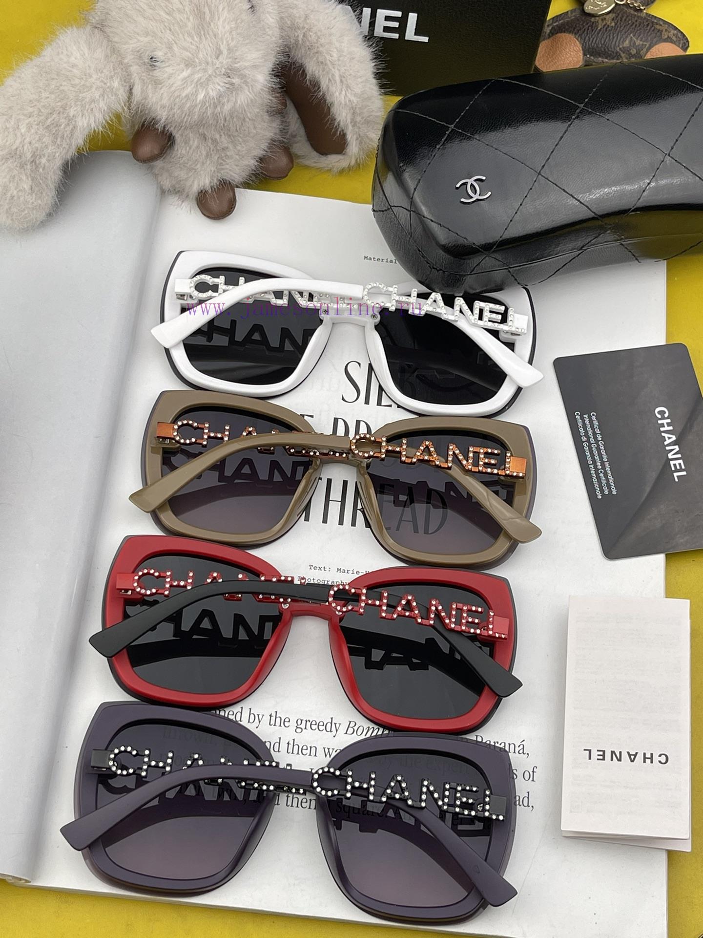 CHANEL 2024 Spring New Trendy Trendy Style Fashion Round Frame Sunglasses High Quality Wear f9p2db7v - Image 9
