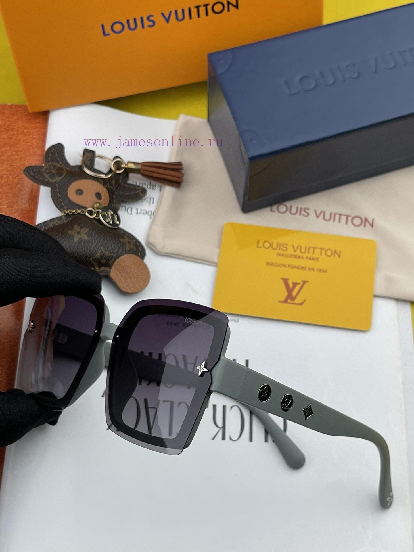 LV large frame sunglasses with classic box design, not picky about face shape, whether paire9hfcja8z - Image 9