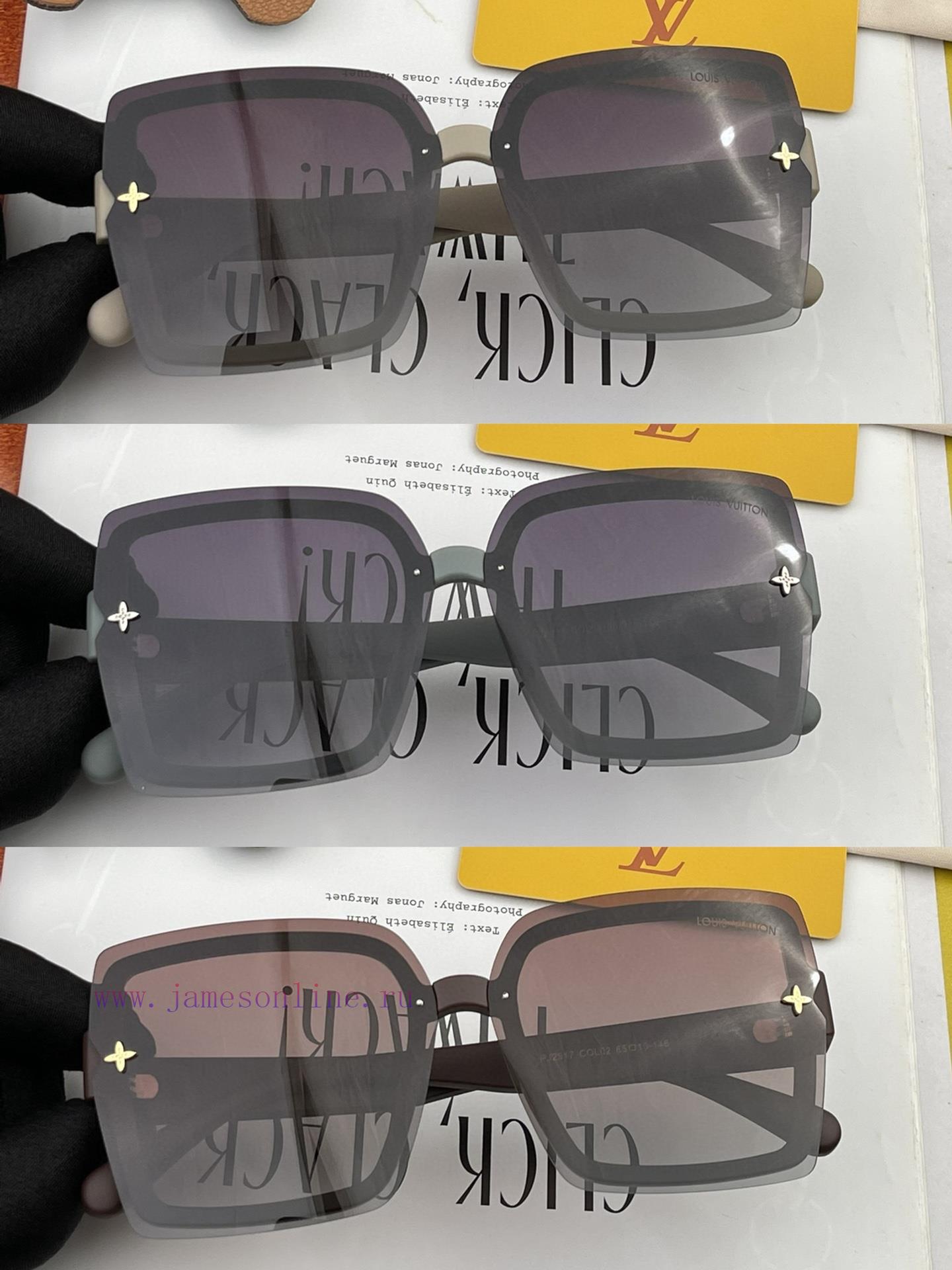 LV large frame sunglasses with classic box design, not picky about face shape, whether paire9hfcja8z - Image 10