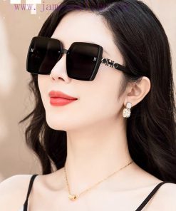 Hermes 2024 new women's high-definition sunglasses with high qualitySlicing frame, imported eohhrj1d
