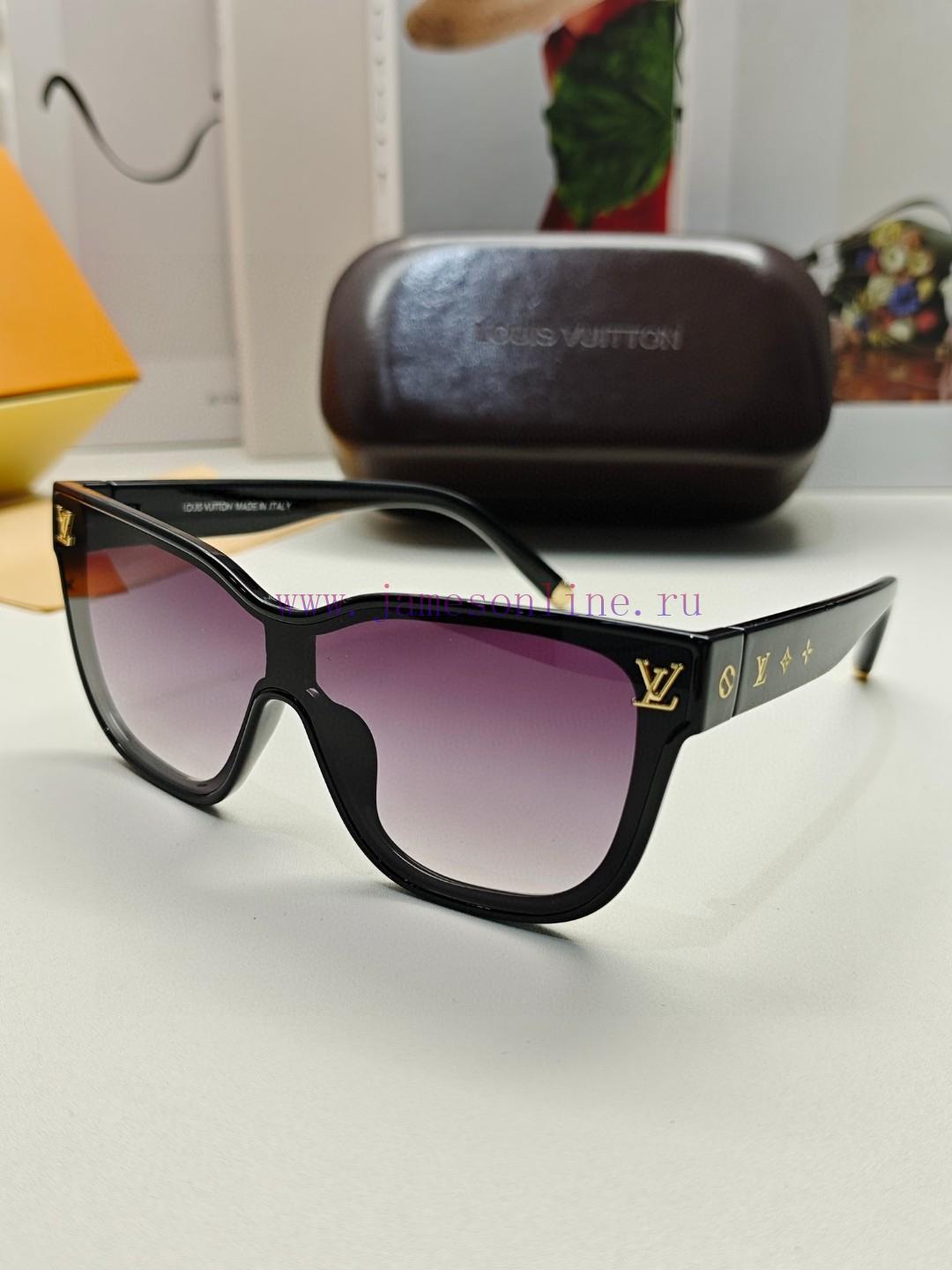 LV large frame sunglasses with classic box design, not picky about face shape, whether pairec5rny0mj - Image 2