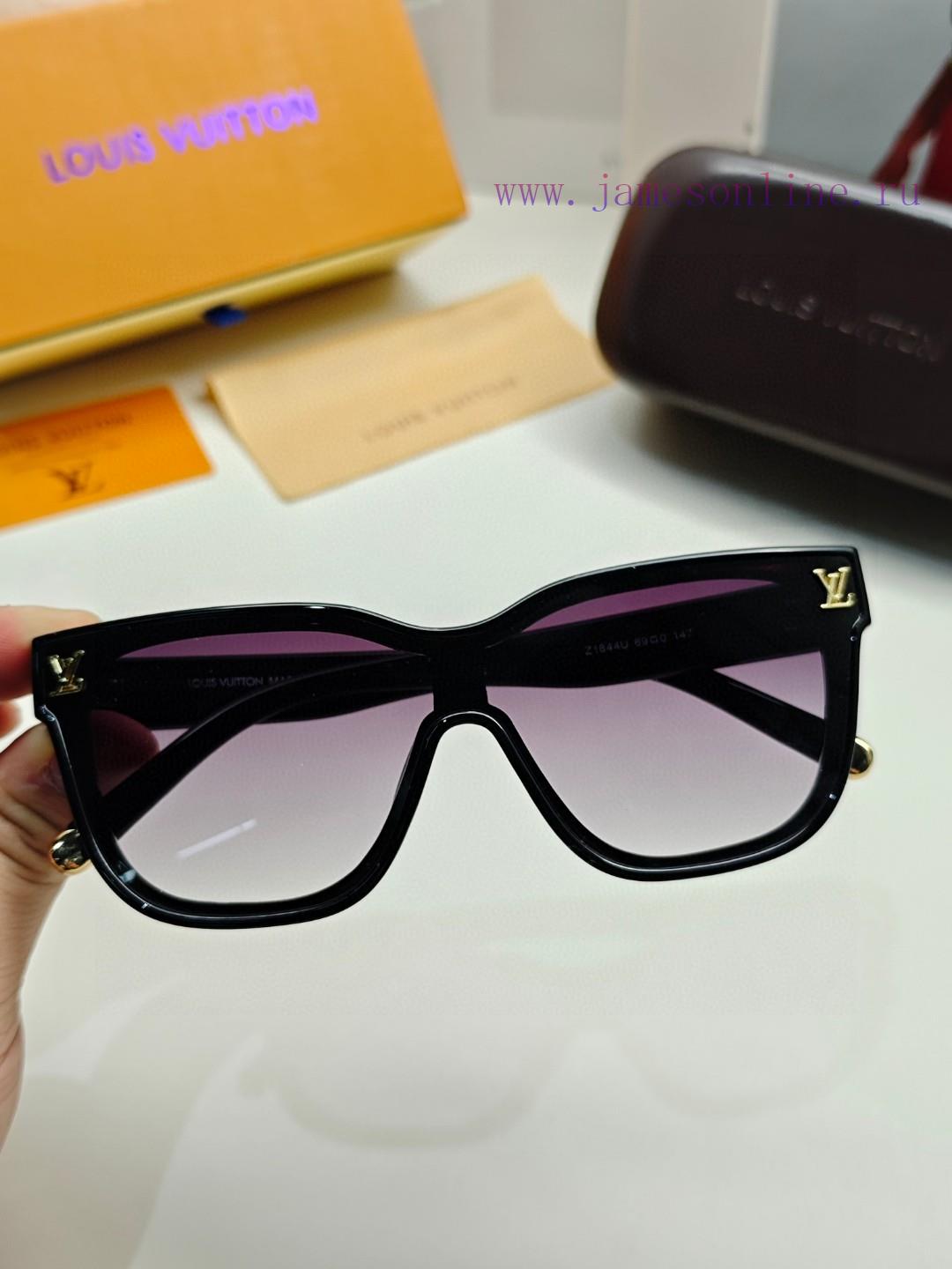 LV large frame sunglasses with classic box design, not picky about face shape, whether pairec5rny0mj - Image 6
