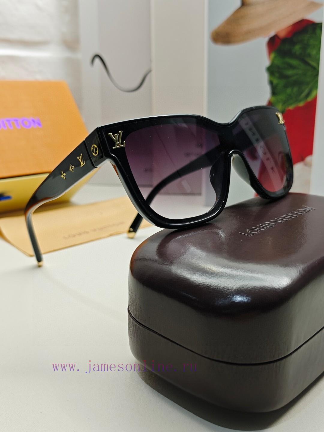 LV large frame sunglasses with classic box design, not picky about face shape, whether pairec5rny0mj - Image 8