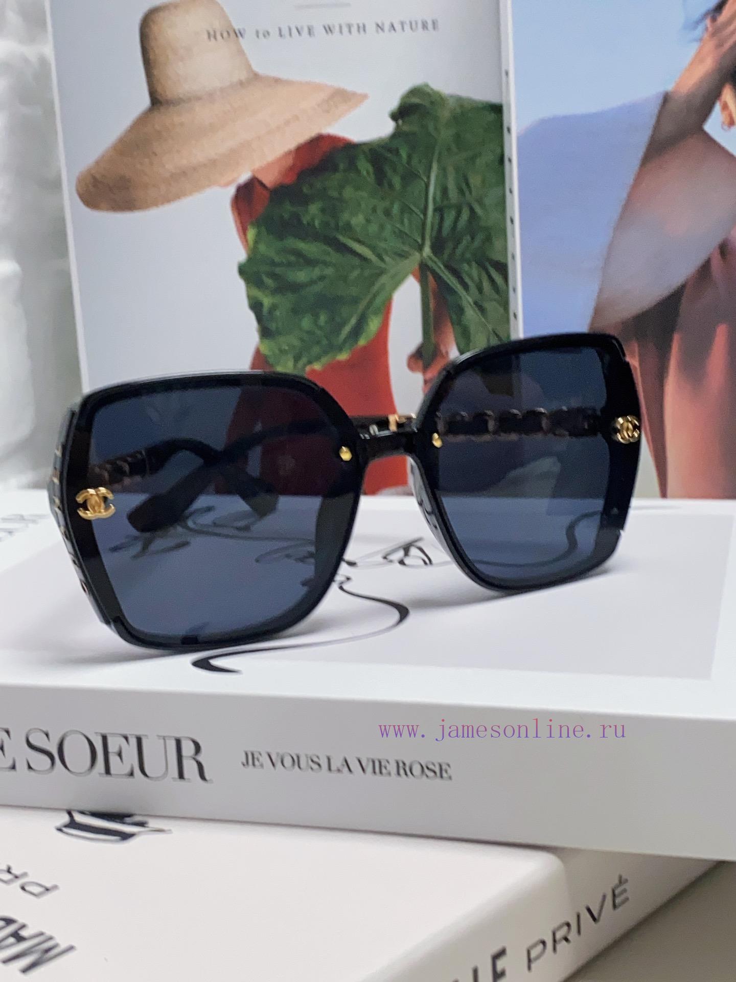 Chanel's new sunglasses from Europe, America, and overseas are popular in both men's and womqlwkwzi5 - Image 3