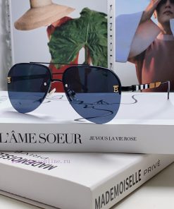 Burberry round frame new one-piece driving mirror sunglasses are a must-have for travel withis5iykj5