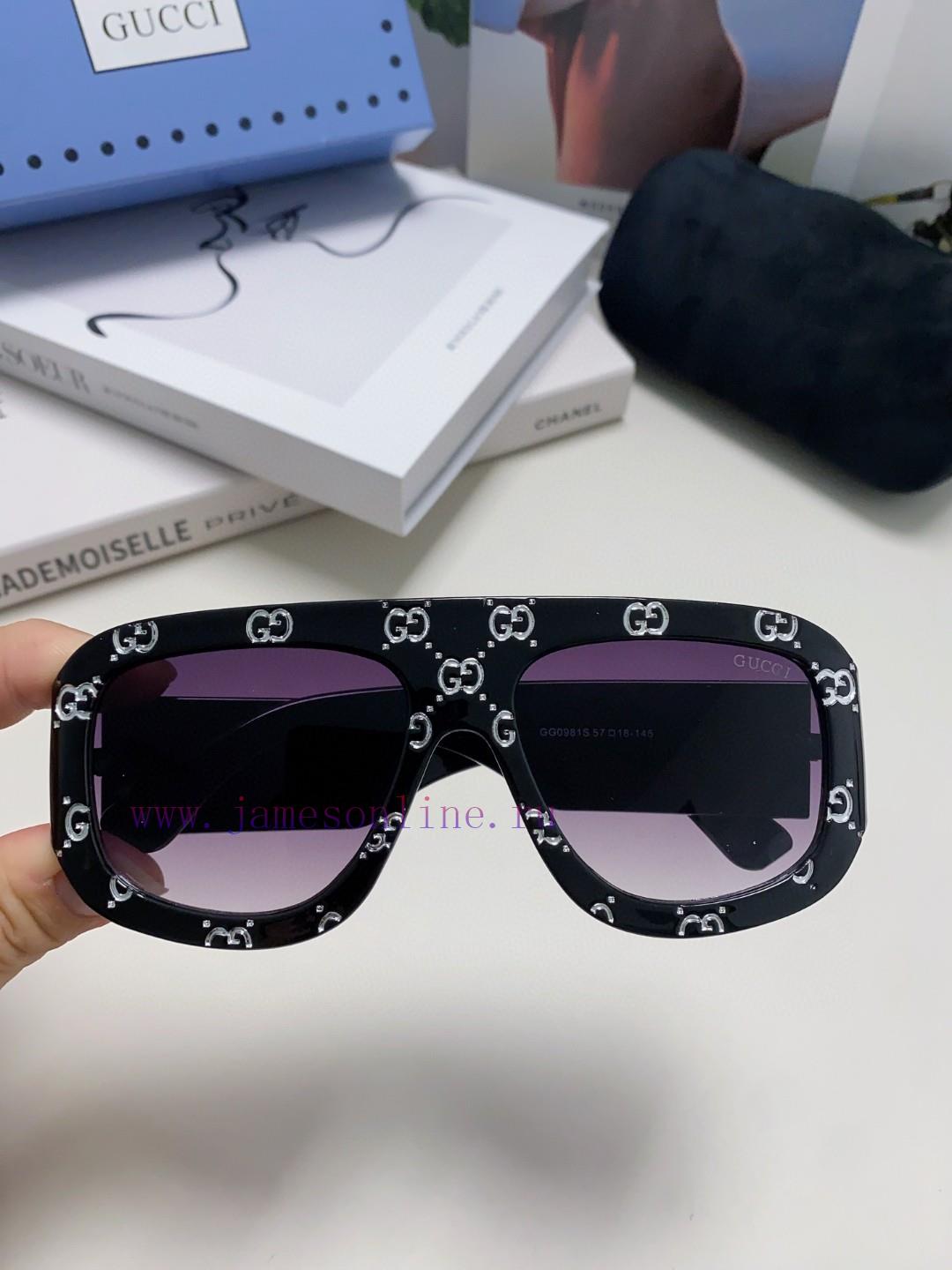 Gucci GUCCI2024 new fashionable printed ultra wide face mask anti UV sunglasses for women, p2bujb3mq - Image 6