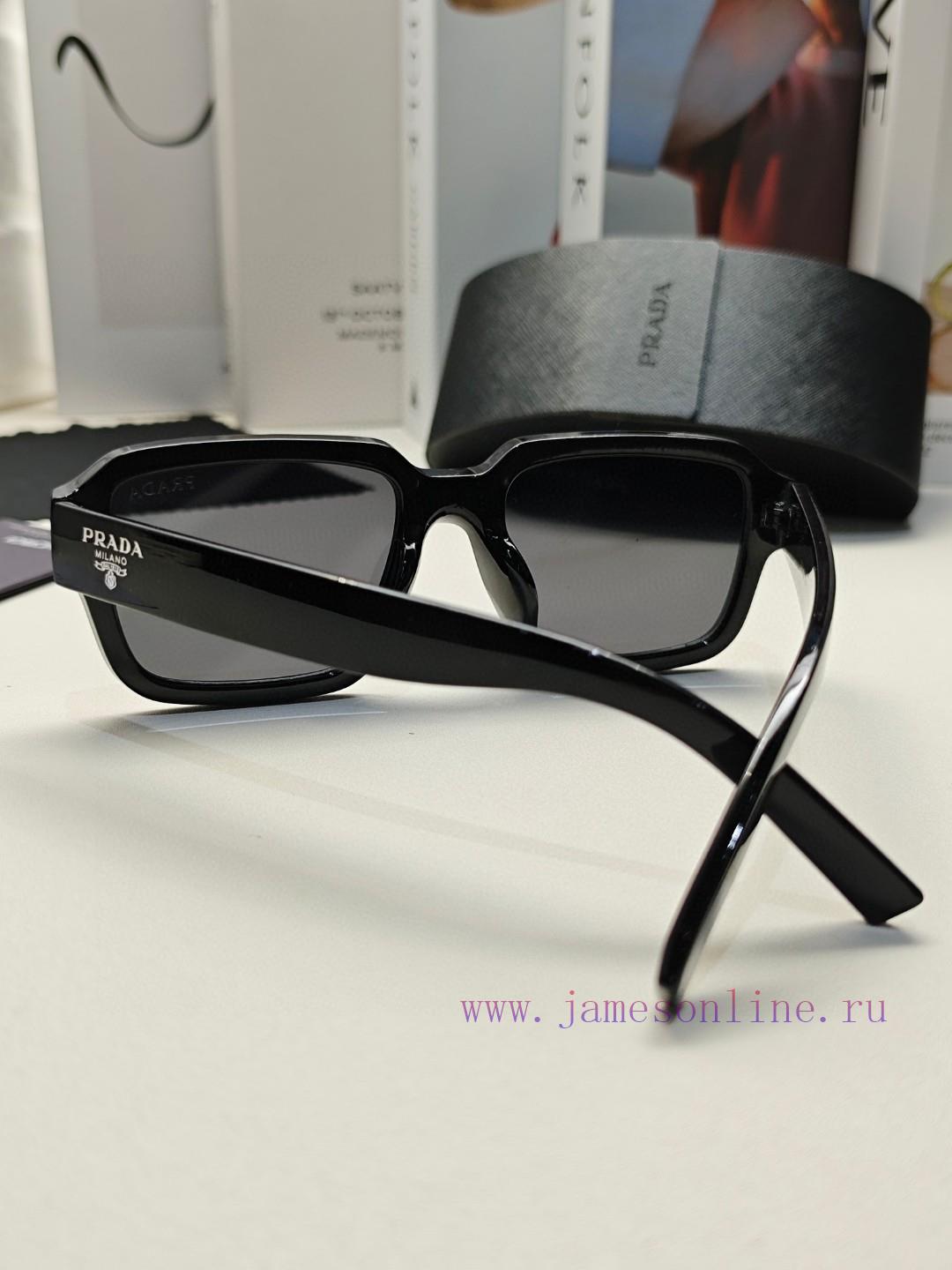 Prada/Prada Sunglasses Unisex Fashion Personalized Retro Rectangular Full Frame75nwiwfv - Image 4