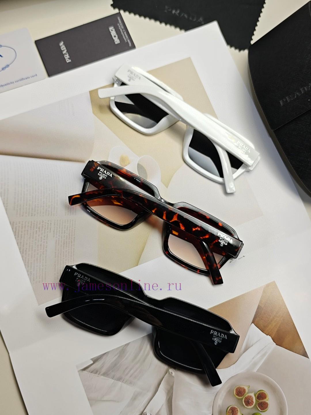 Prada/Prada Sunglasses Unisex Fashion Personalized Retro Rectangular Full Frame75nwiwfv - Image 9