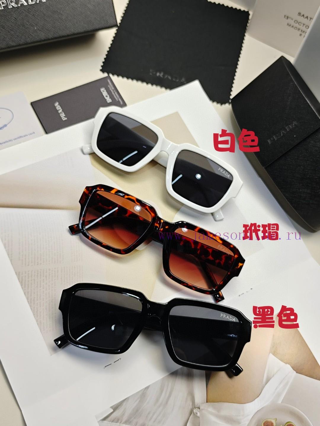 Prada/Prada Sunglasses Unisex Fashion Personalized Retro Rectangular Full Frame75nwiwfv - Image 10