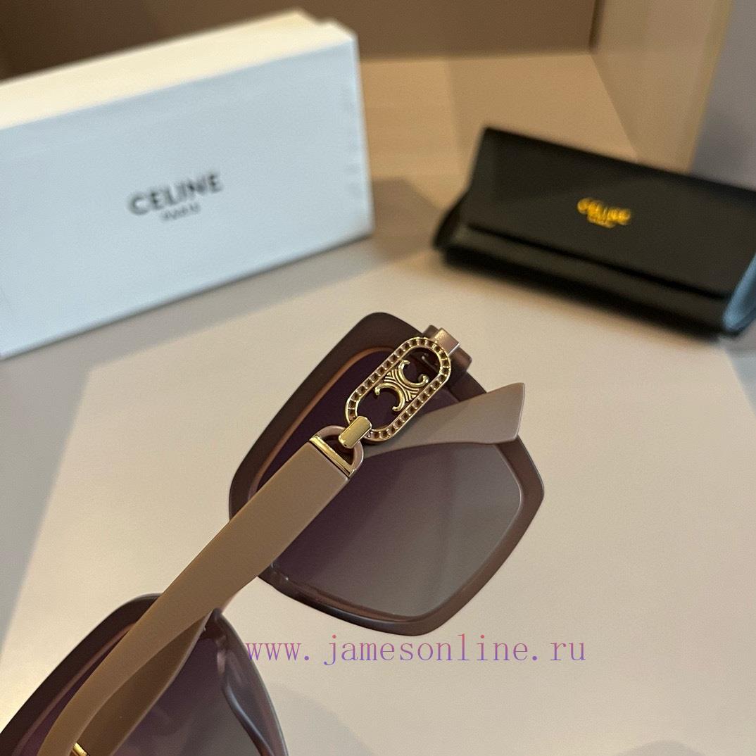 Celine's new Triumphal Arch sunglasses, paired with metal thick mirror legs, exude a vintage0tadygwh - Image 9