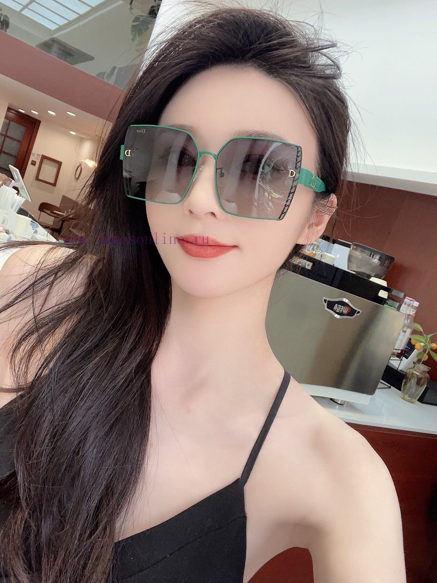 DIOR Dior 2024 Spring New Trendy Popular Fashion Box Polarized Sunglasses High Quality Comfotsxx6un6 - Image 2