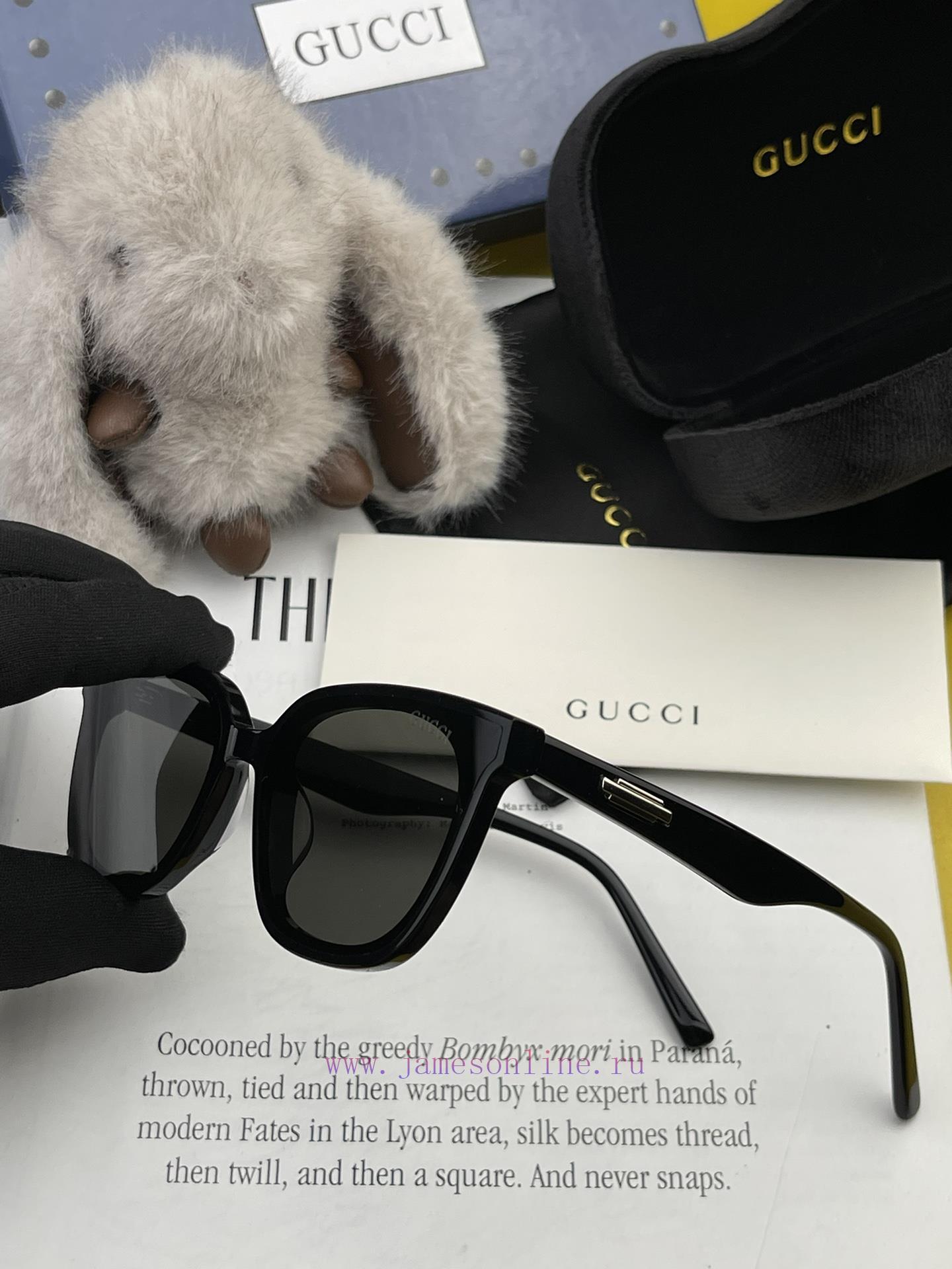 GUCCI2024 Spring New Integrated Mirror Large Frame Sunglasses for Men and WomenExplosive larn9xaqt3m - Image 6