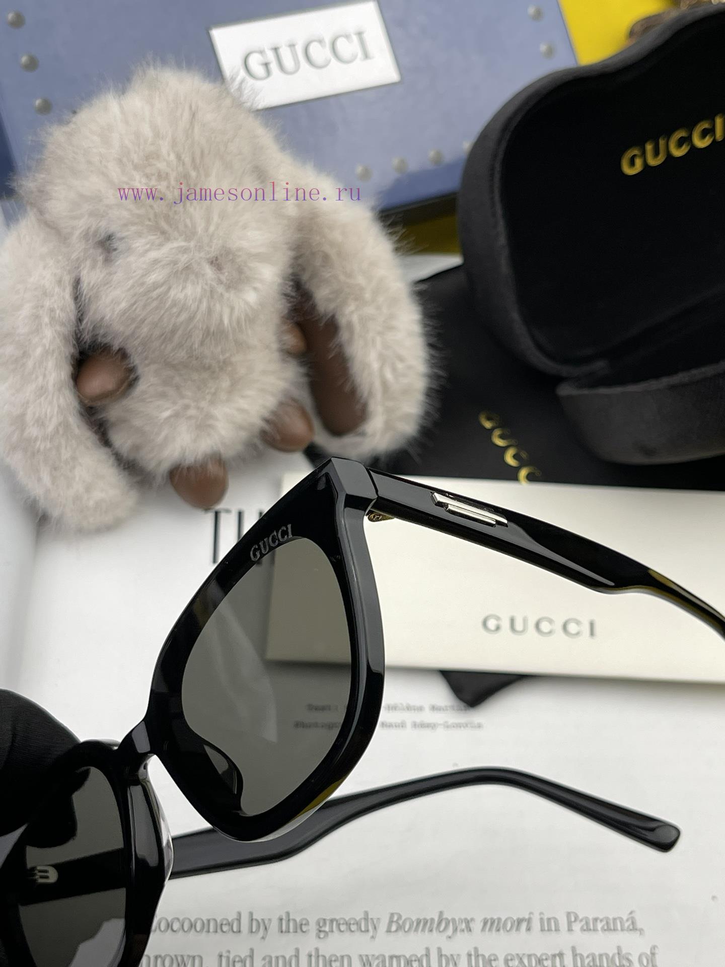 GUCCI2024 Spring New Integrated Mirror Large Frame Sunglasses for Men and WomenExplosive larn9xaqt3m - Image 7