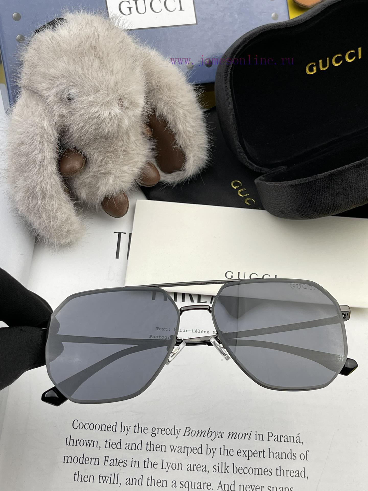 GUCCI Men's Colorful Pilot Polarized Sunglasses ️ Material HD Nylon Thickened Card Slot HD Pvppdcoeh - Image 5