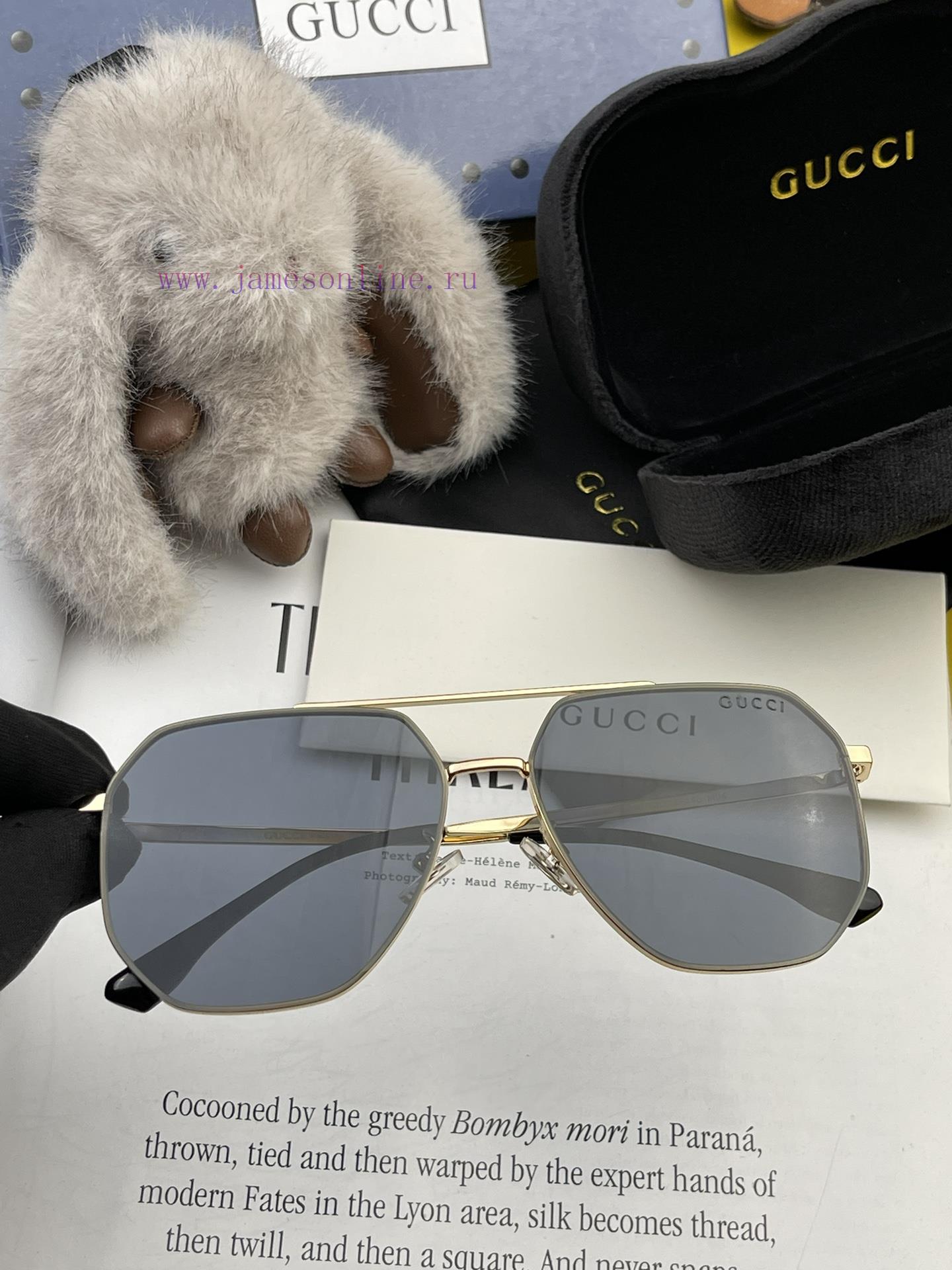 GUCCI Men's Colorful Pilot Polarized Sunglasses ️ Material HD Nylon Thickened Card Slot HD Pvppdcoeh - Image 7