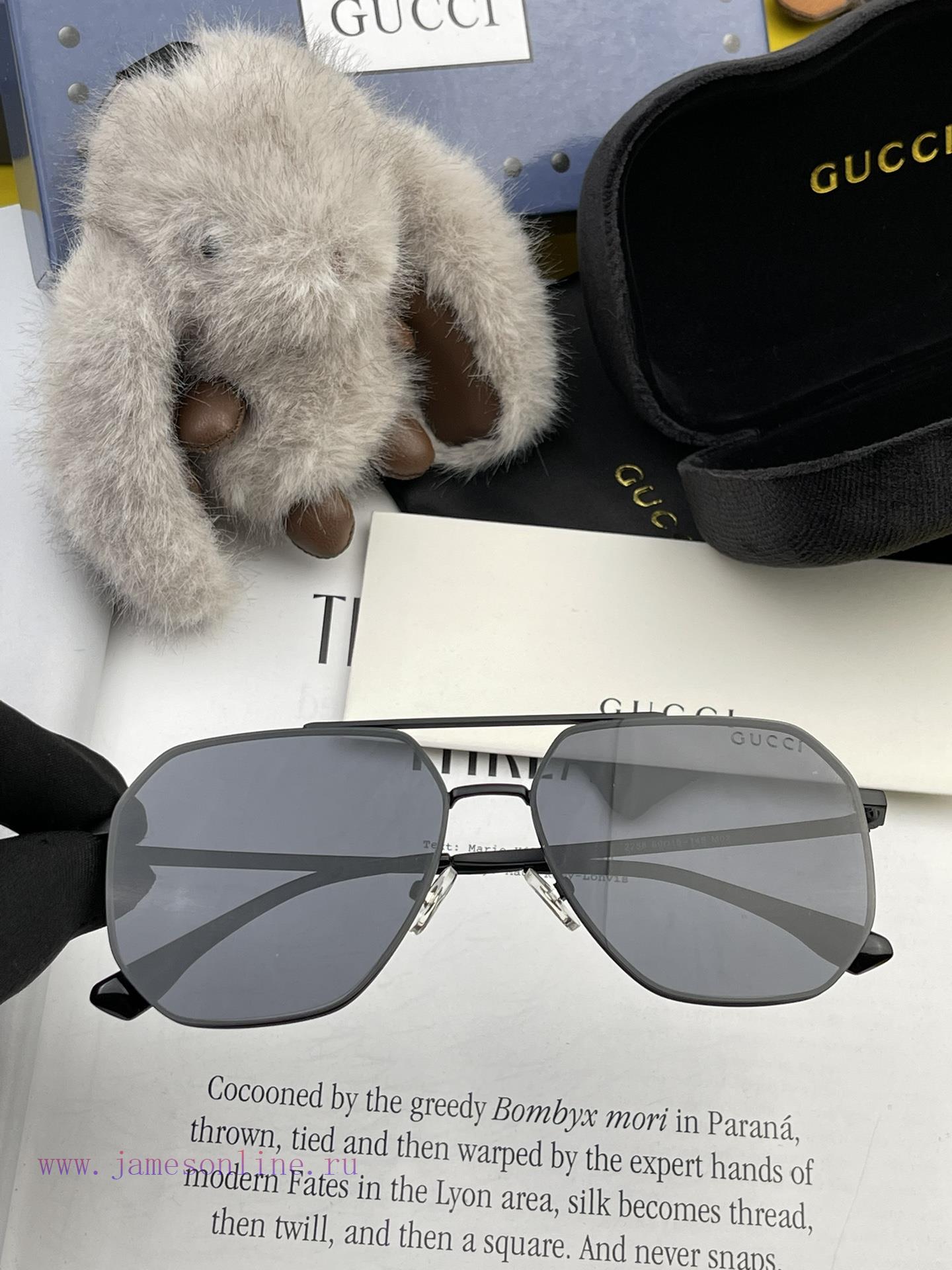 GUCCI Men's Colorful Pilot Polarized Sunglasses ️ Material HD Nylon Thickened Card Slot HD Pvppdcoeh - Image 8