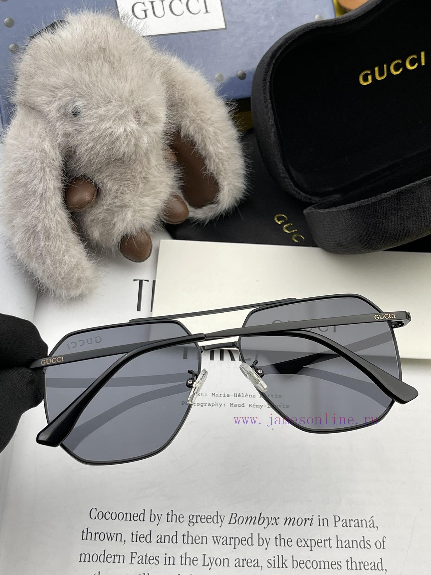 GUCCI Men's Colorful Pilot Polarized Sunglasses ️ Material HD Nylon Thickened Card Slot HD Pvppdcoeh - Image 9