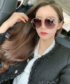 MARC JACOBS Advanced Electroplated Metal Frame Production [Rose] [Rose] Single Twisted Patteeq688fmt