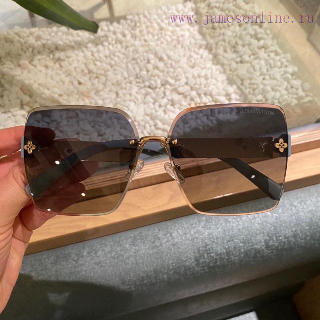 LV Women's Polarized Sunglasses ️ Classic Clover Elements Retro Style Super Love, Showcasingue66z92o - Image 5