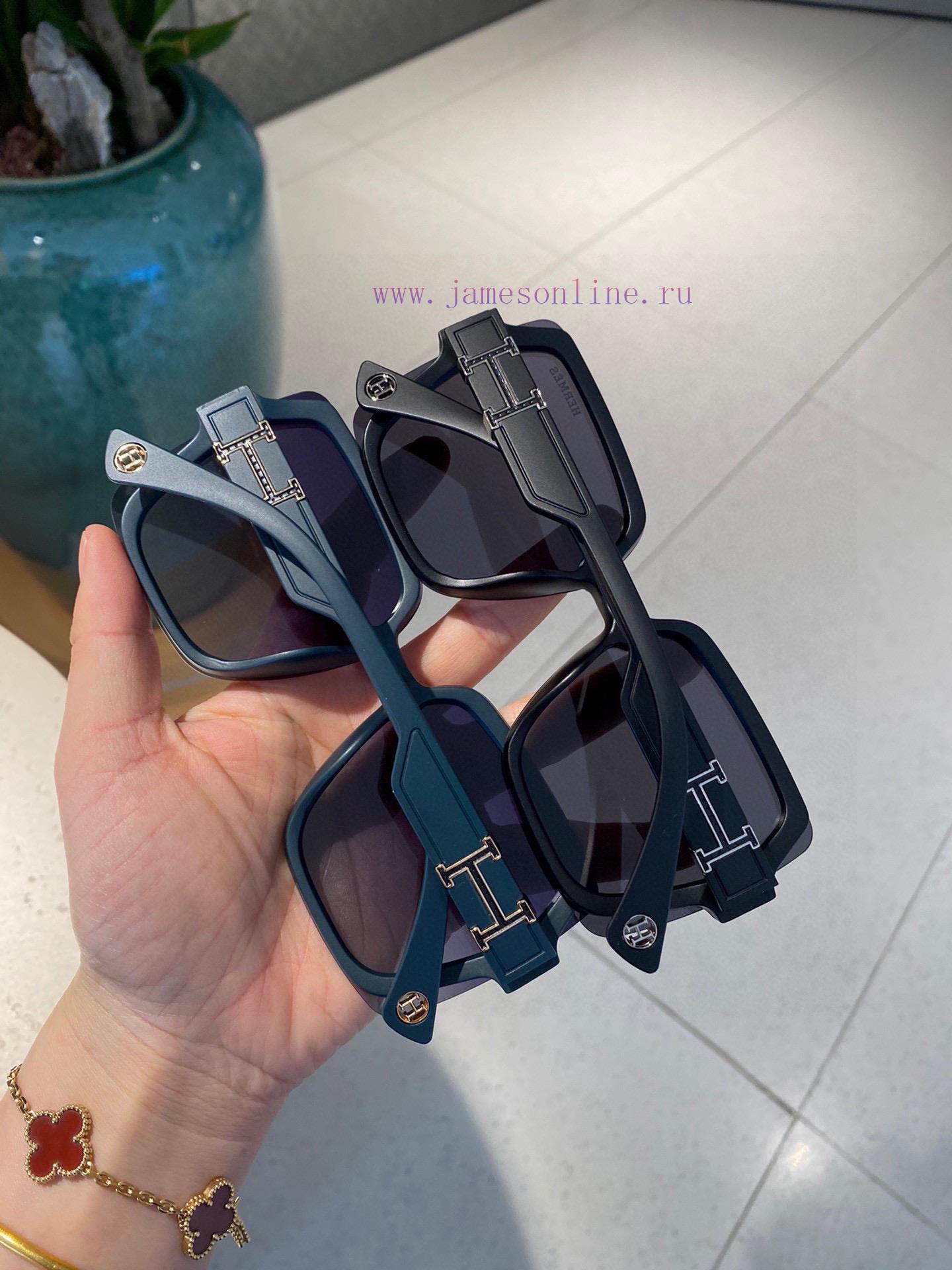 Hermes polarized metal women's sunglasses 🥳 Material: Polaroid high-definition polarized lenb7w6y4dy - Image 3