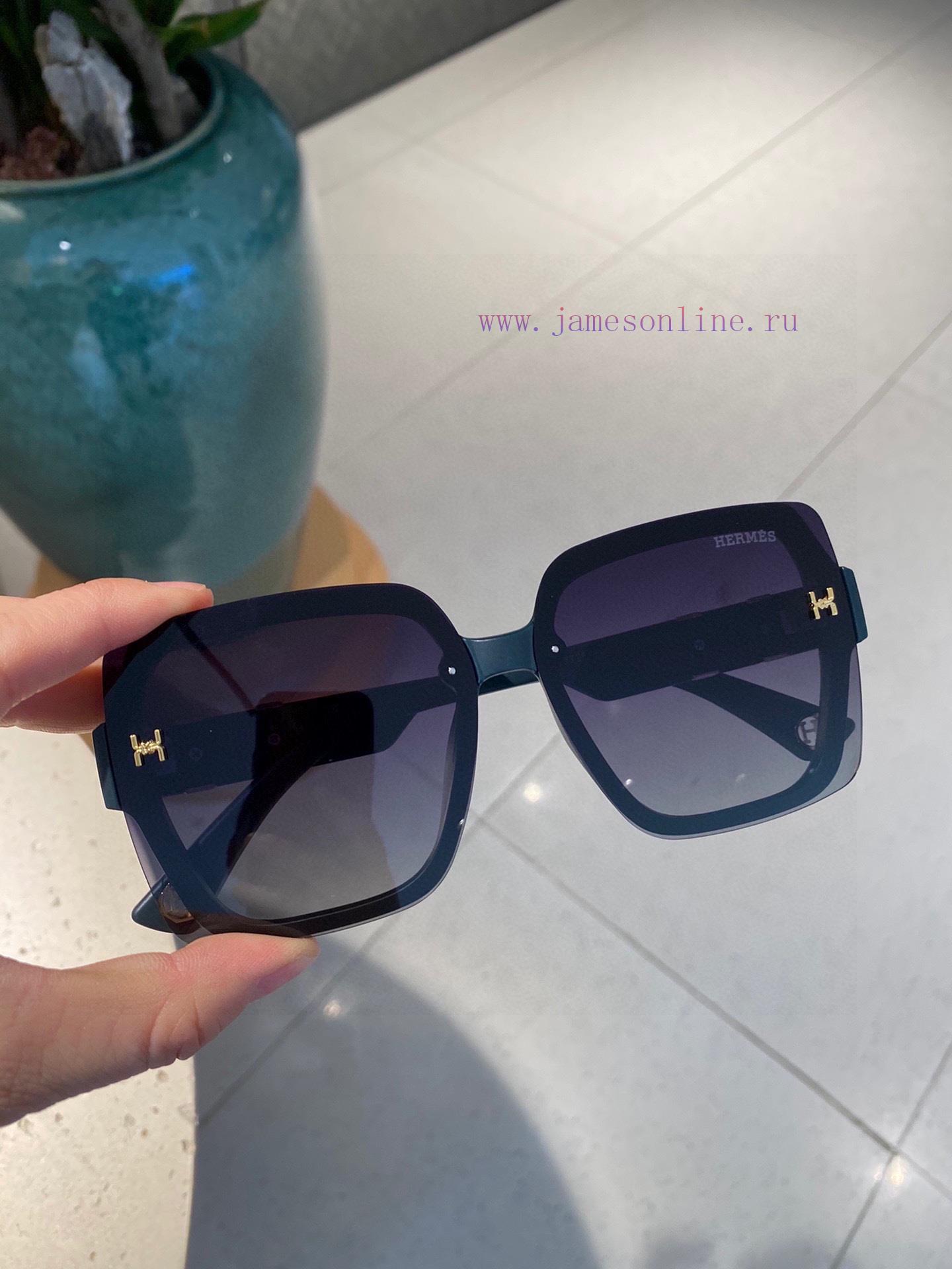 Hermes polarized metal women's sunglasses 🥳 Material: Polaroid high-definition polarized lenb7w6y4dy - Image 5