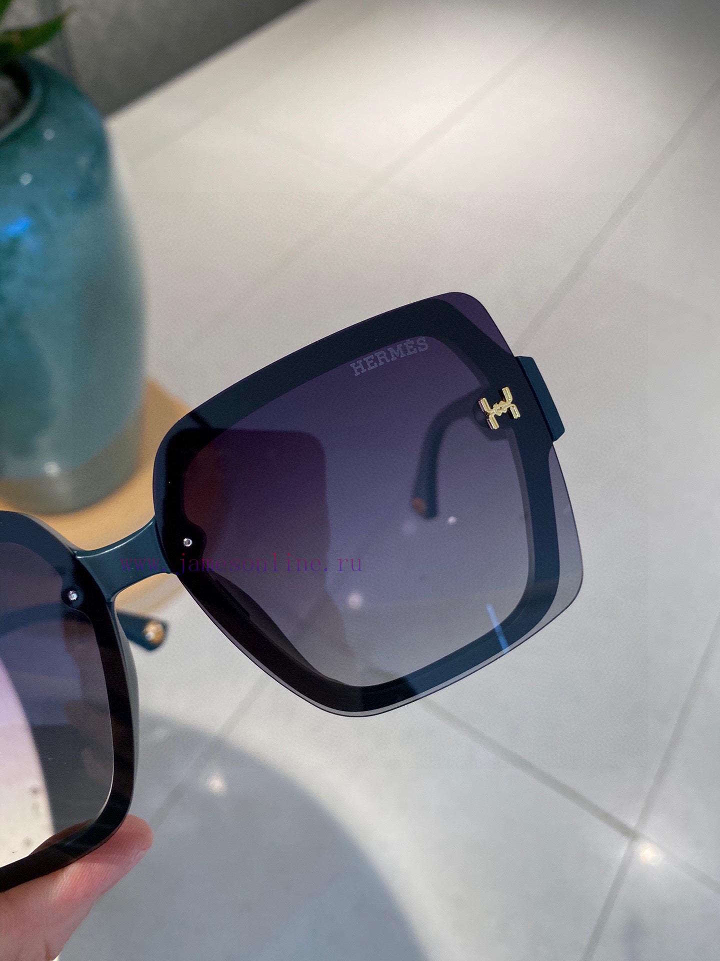 Hermes polarized metal women's sunglasses 🥳 Material: Polaroid high-definition polarized lenb7w6y4dy - Image 9