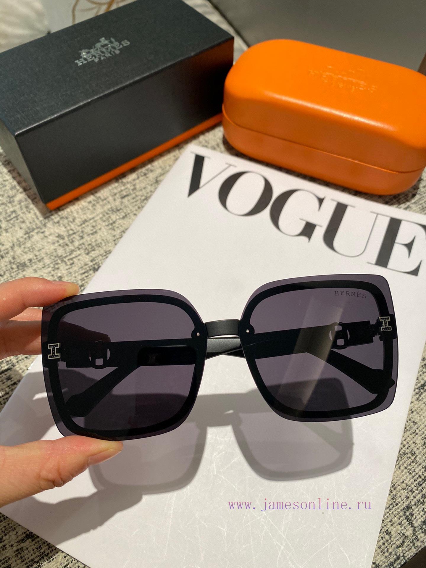 Hermes Women's Polarized Sunglasses ️ Classic Elements Retro Style Live Streaming Style Fashw8y4x8h5 - Image 4