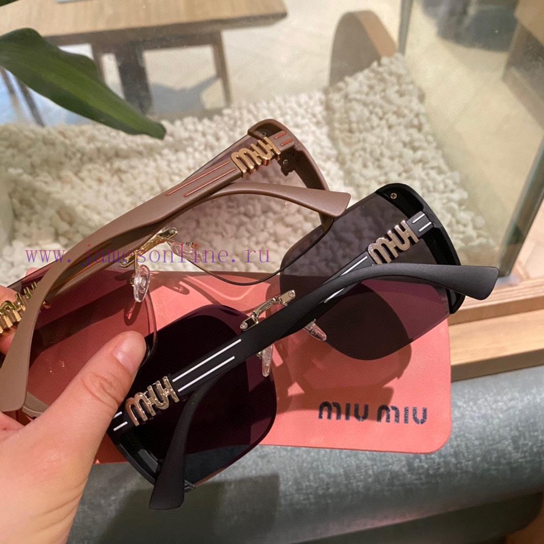 Miumiu large frame polarized sunglasses are a must-have for internet celebrities and street hp5mvd34 - Image 3