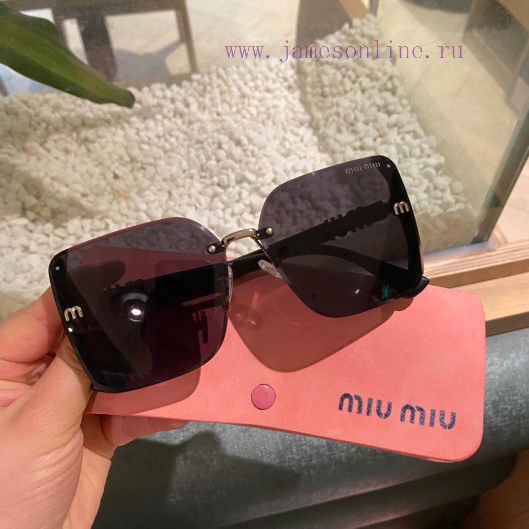 Miumiu large frame polarized sunglasses are a must-have for internet celebrities and street hp5mvd34 - Image 4