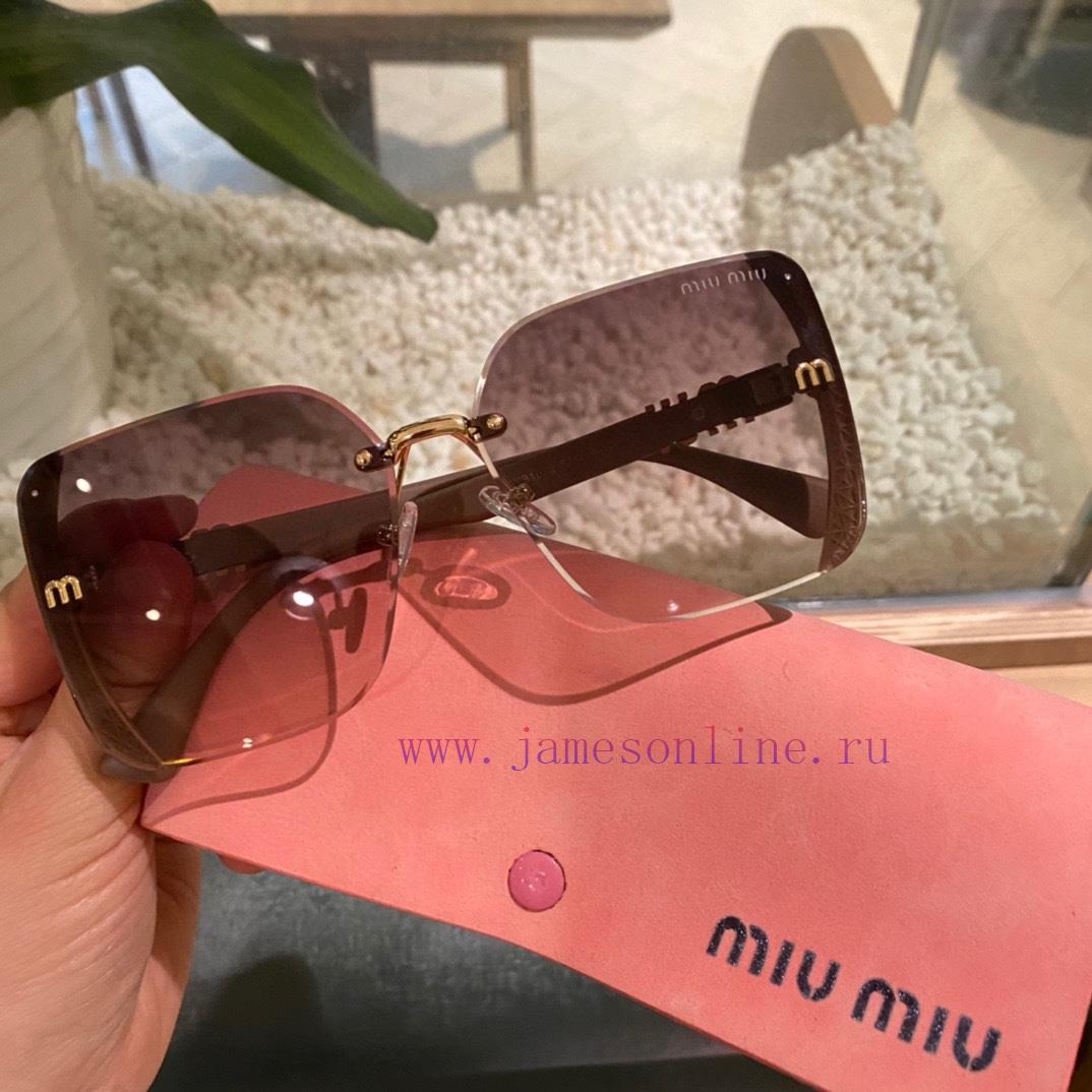 Miumiu large frame polarized sunglasses are a must-have for internet celebrities and street hp5mvd34 - Image 5
