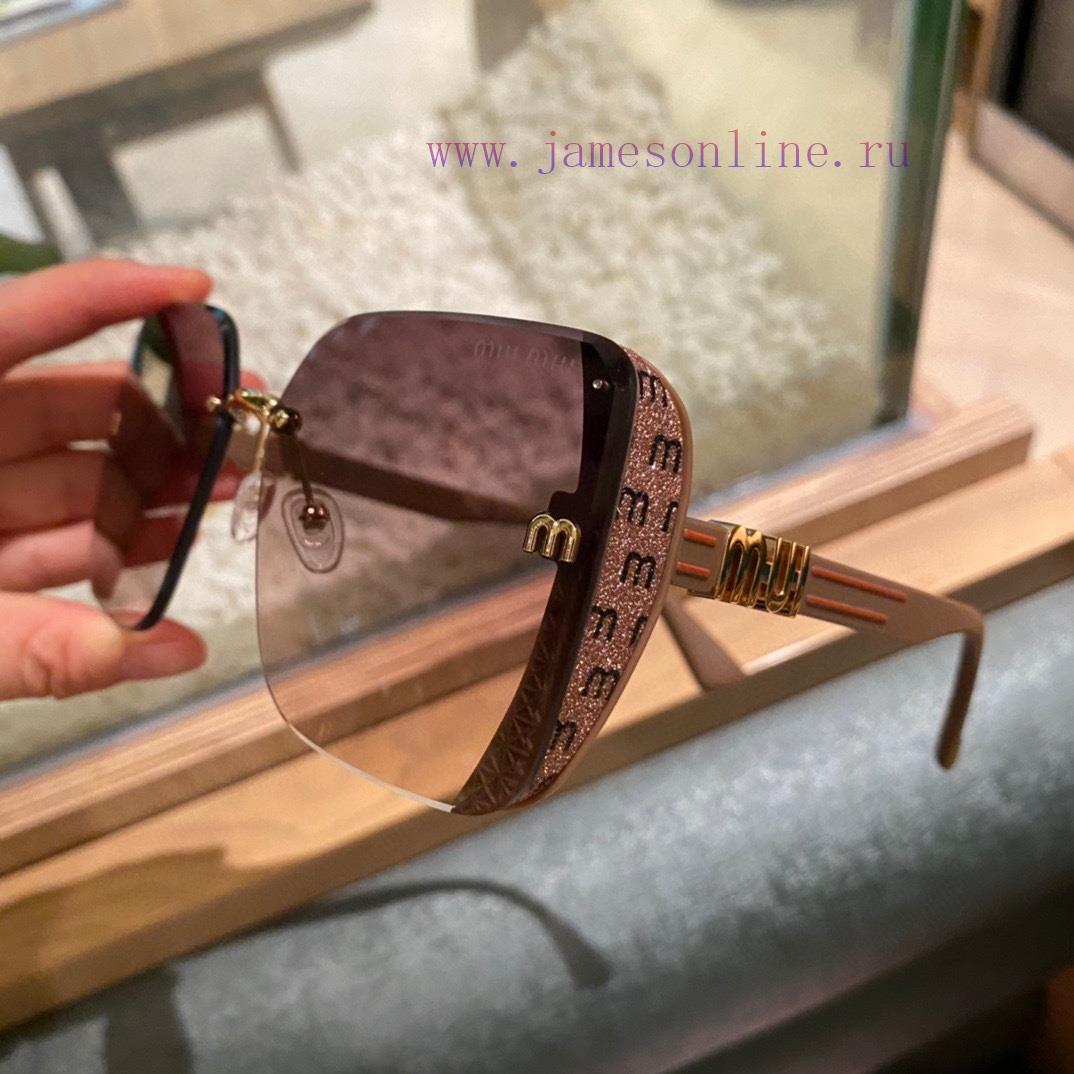 Miumiu large frame polarized sunglasses are a must-have for internet celebrities and street hp5mvd34 - Image 7