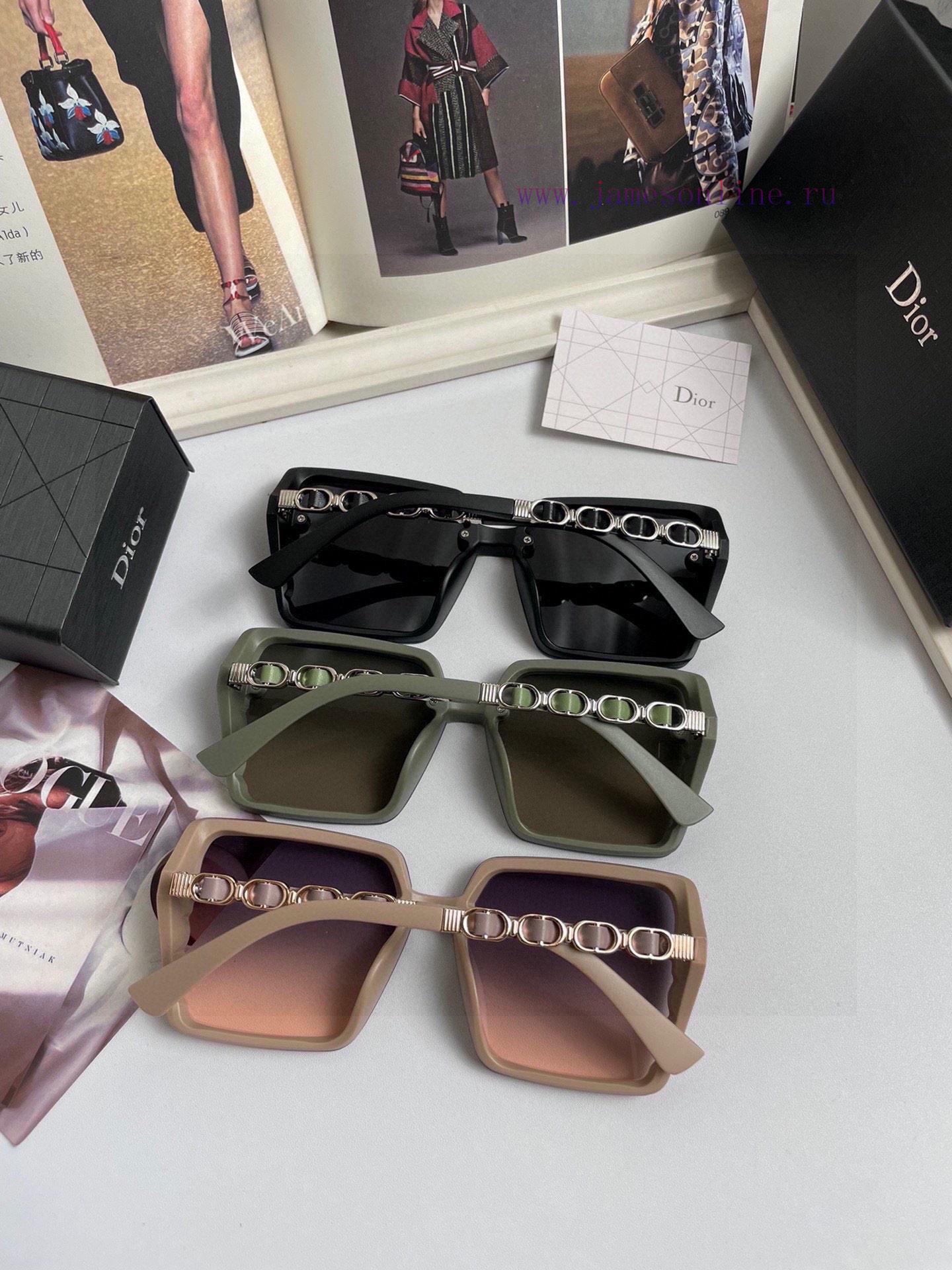 New Dior women's polarized sunglasses with high-definition polarized lenses, D-shaped framelzeai09p7 - Image 3