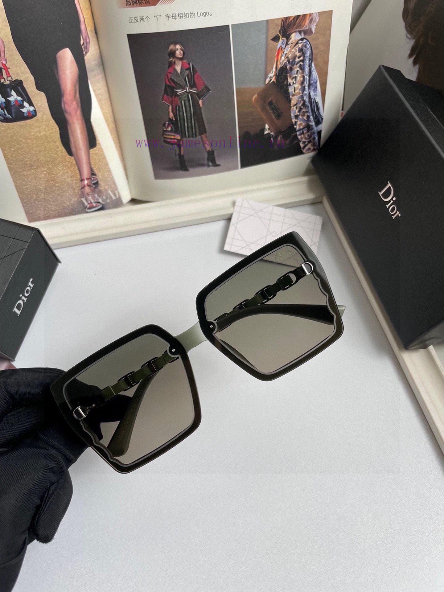 New Dior women's polarized sunglasses with high-definition polarized lenses, D-shaped framelzeai09p7 - Image 5