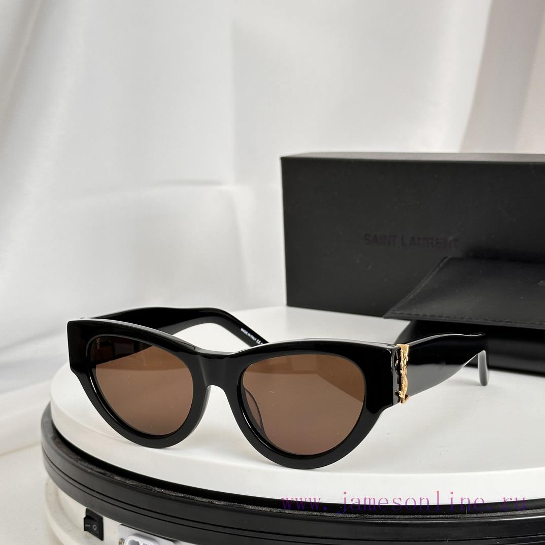 SAINT LAURENT SL M94 Size 53 Mouth 20-145 YSL Letter Legs High Quality Irregular Board Retrotmseuice - Image 6
