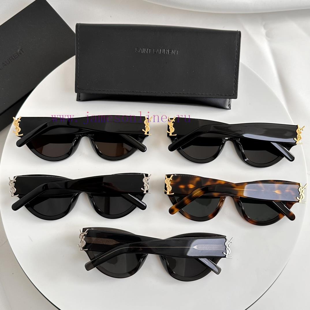 SAINT LAURENT SL M94 Size 53 Mouth 20-145 YSL Letter Legs High Quality Irregular Board Retrotmseuice - Image 9