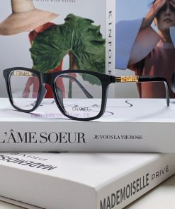 Chanel 2024 Square Frame Women's Thick Frame Trendy Can be Paired with Myopia Eye Frame Plathzpinz5k