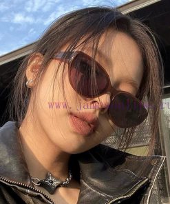 Balenciaga 2024 Spring New Integrated Mirror Small Frame Sunglasses for Men and WomenExplosino5xfa5x