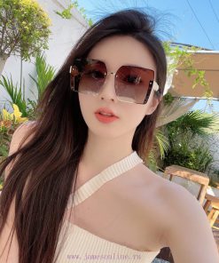 DIOR 2024 New Women's Box Sunglasses Driving Sunglasses New Metal Frameless Sunglasses Fashitatshkh9