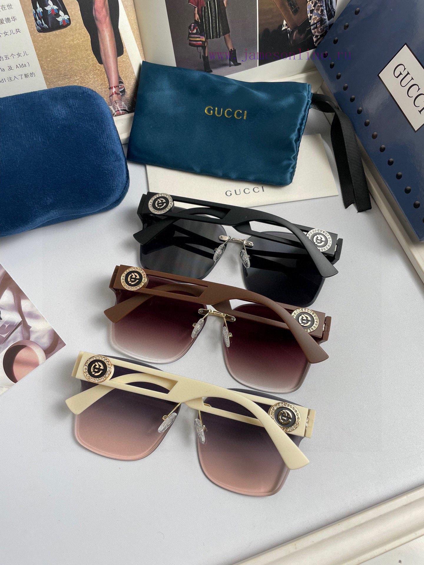 New brand, GucciGucci women's polarized sunglasses TR frame imported Polaroid high-definitiosxitikyl - Image 3