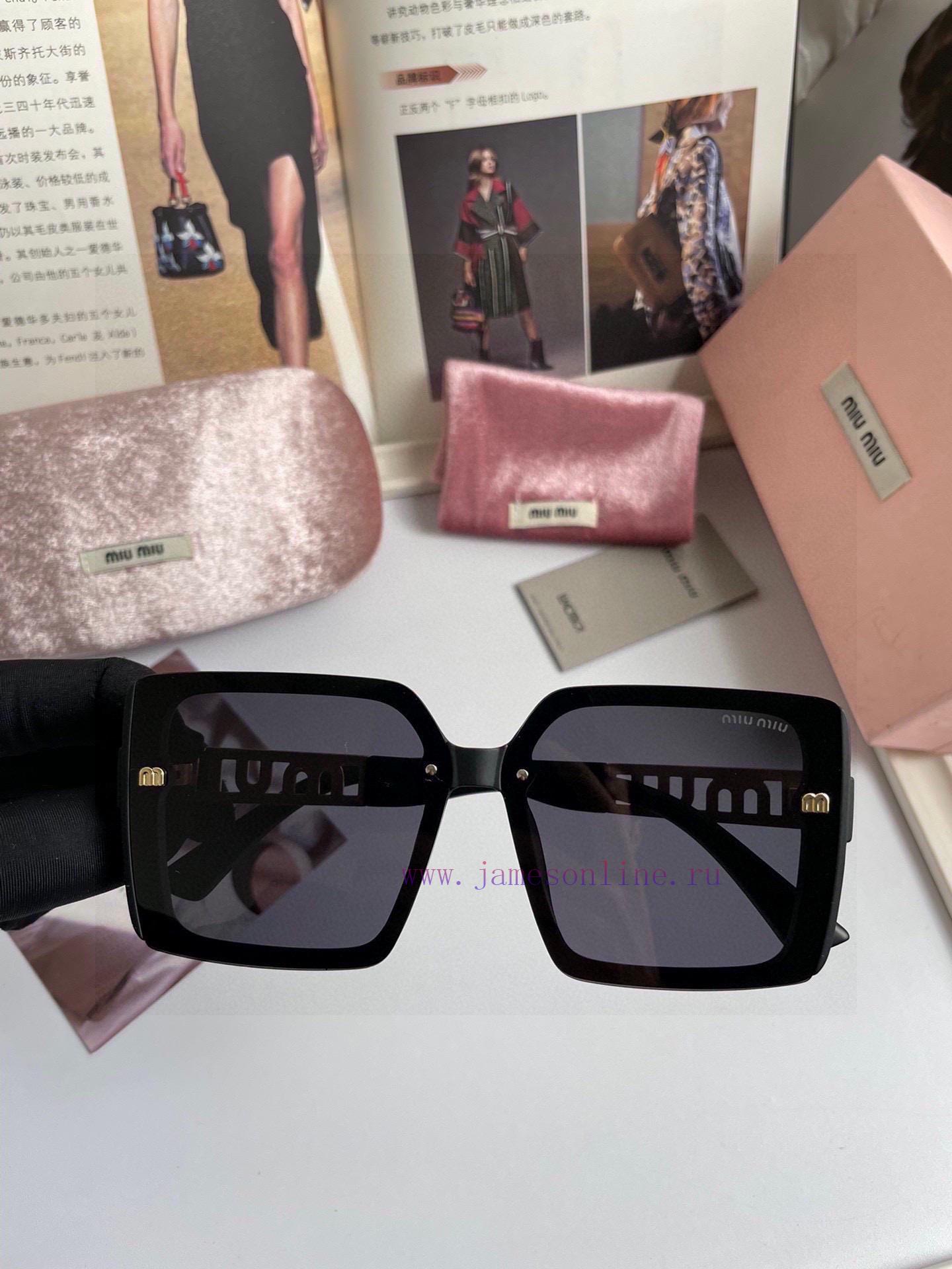 Bujucun ️ Miumiu Women's Sunglasses HD Polarized Lens ️ Great Texture Brand Fan Internet Celis1p0q1o - Image 4